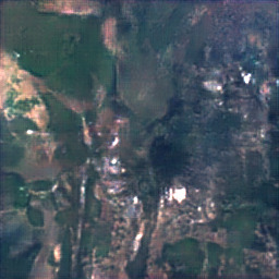 pix2pix CVPR'17, SEN12MS-CR-RGB (RGB-only) scene 8
