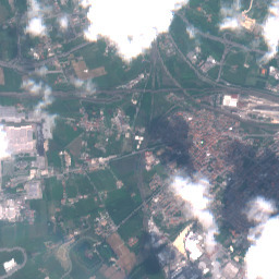 Input Cloudy, SEN12MS-CR-RGB (RGB-only) scene 9