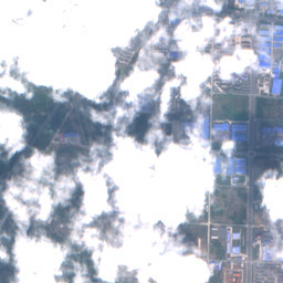 Input Cloudy, SEN12MS-CR scene 4