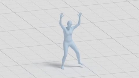 Ground-truth frame: lively dance routine
