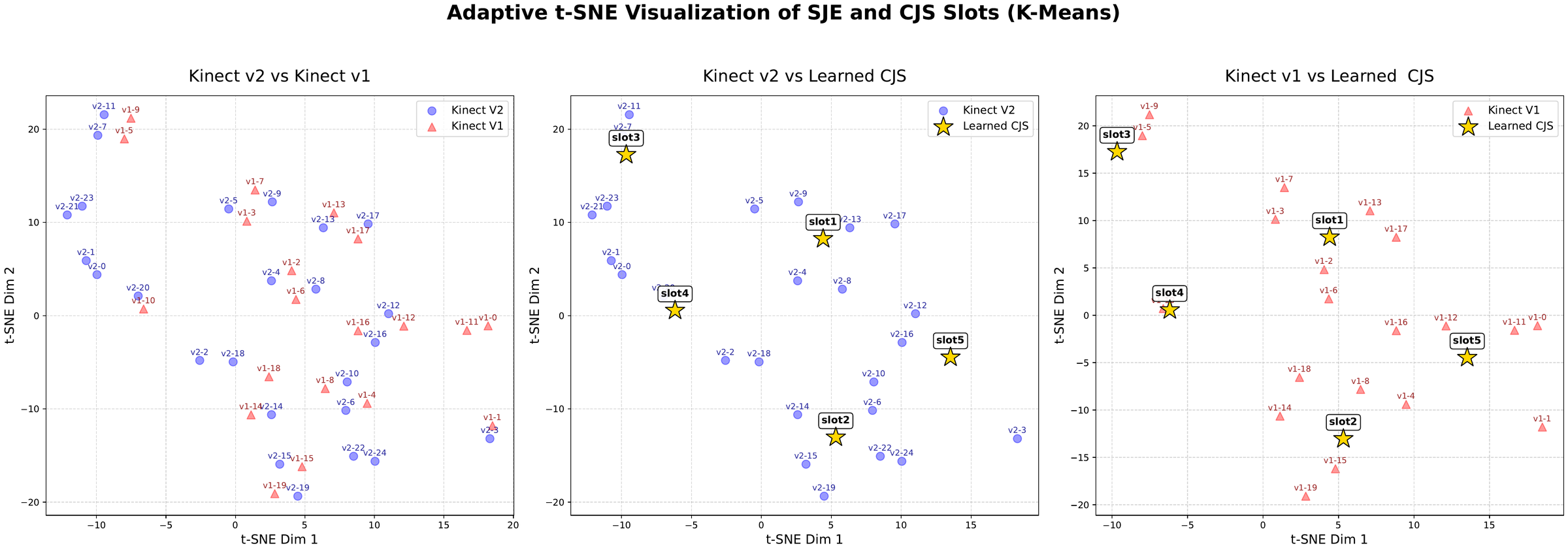 t-SNE visualization of Canonical Joint Slot assignments